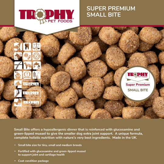 Premium dry and wet dog foods, treats, biscuits - Trophy Pet Foods